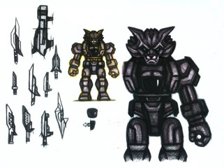 New York Comic Con 2011 - Onell Design - TheGodBeast - Glyos Beast Concept